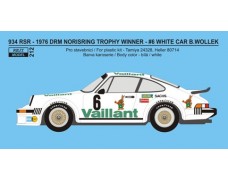 Decal – Porsche 934 - 1976 #6 Norisring Trophy winner - B.Wollek